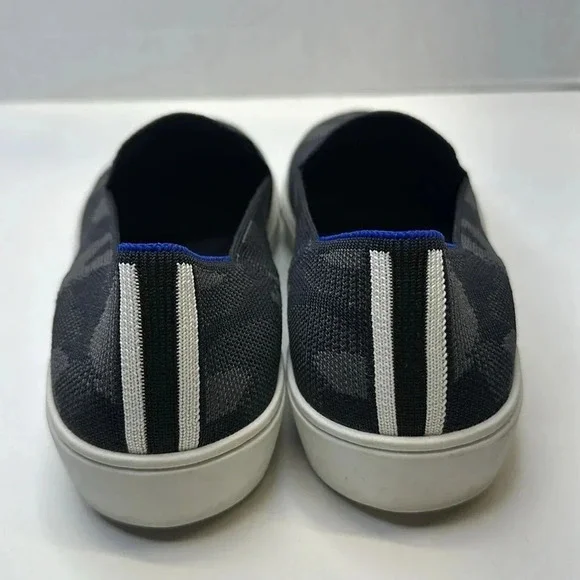 Rothys Sneakers Slip On Shoes Washable Camouflage Camo Gray Black Women's 9.5 - Picture 4 of 11
